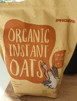 Organic instant oats Banana