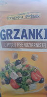 Grzanki z mąką pełnoziarnistą