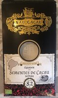 Chocolate Negro Equador com Sementes de Cacau do Peru