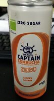 Captain Kumbucha zero ginger lemon