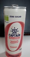 Captain kombucha zero raspberry