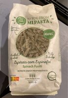 Espirais com espinafre