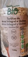Tortitas de Arroz Integral e Quinoa com Sal