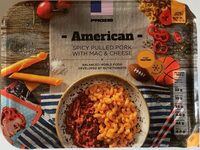Spicy Pulled Pork with Mac & Cheese American