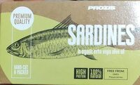 Sardines in organic extra virgin olive oil
