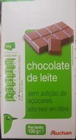 Chocolate con leche sin azúcares añadidos