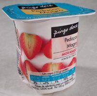 Pedaços Magro Morango