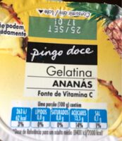 Gelatina ananas