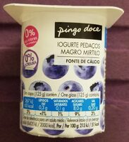 Iogurte Pedaços Magro Mirtilo