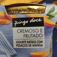 Iogurte Batido com Pedaços de Manga