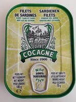 Filets de sardines au citron, sans peau, sans arrêtes