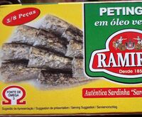 Petingas em óleo vegetal