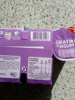 Gelatina de iogurte