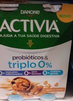 Probióticos & triplo 0% aveia e nozes