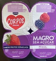 Magro Sem Açúcar Adicionado¹ Sabor Frutos Vermelhos