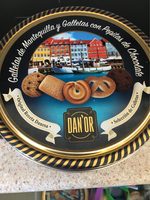 Biscuits au beurre et pepites chocolat