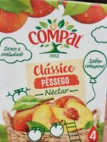 Compal clássico pêssego nectar