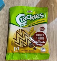 Crackies de Milho com Chocolate Preto