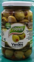 Olives vertes farcies au poivre - Frami,