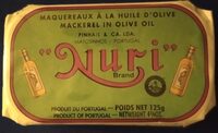 Maquereaux à l'huile d'olive