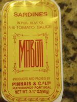 Sardines in pure olive oil and tomato sauce