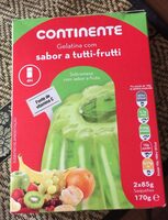 Gelatina com sabor a Tutti-Frutti