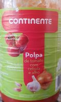 Polpa de tomate com cebola e alho