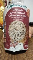 Tortitas de arroz integral con quinoa
