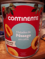 Metades de Pêssego em calda