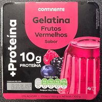 Gelatina Frutos Vermelhos Sabor +Proteína