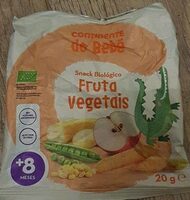 Snack Biológico Fruta Vegetais