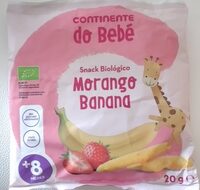 Snack Biológico Morango Banana