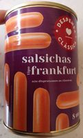 Salsichas tipo frankfurt
