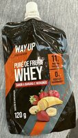 Puré de Fruta Whey Sabor a Banana e Morango
