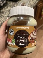 Cacau E Avelã Duo Creme Para Barrar