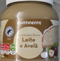 Creme para Barrar Leite e Avelã