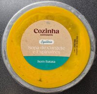 Creme de Curgete e Espinafres com legumes frescos 4 doses