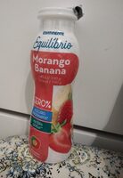 Iogurte líquido Morango Banana zero%