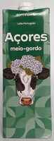 Leite UHT meio-gordo Açores