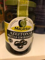Azeitona Macarico Pta 165GR Rodelas