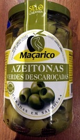 Olives vertes dénoyautées