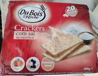 Crackers com sal na superfície