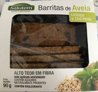 Barritas de Aveia Linhaça e Chá Verde