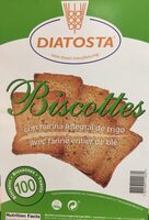 Biscottes con harina integral de trigo