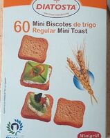 60 Mini Biscotes de trigo