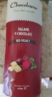 Salame de Chocolate Red Velvet