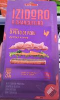 O Charcuteiro Selecionou o Peito de Peru Fatias Finas