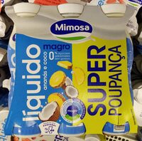 Líquido, magro, ananás e coco