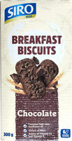 Biscuits petit déjeuner chocolat