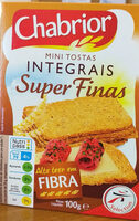 Mini Tostas Integrais Super Finas